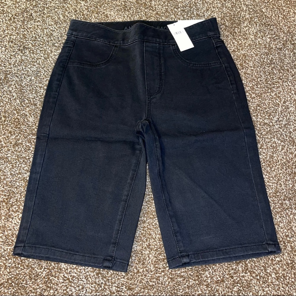 Biker demin shorts American Eagle size 6